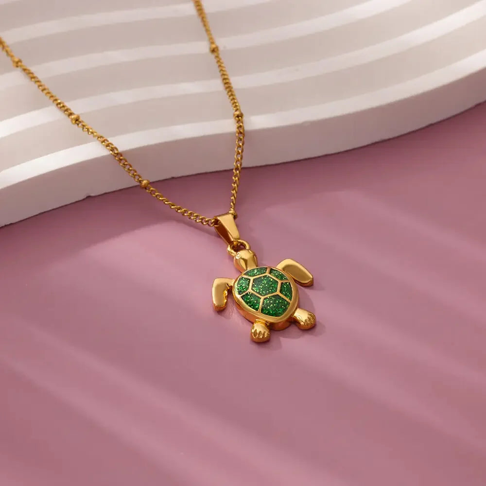 Collier Tortue de l'océan